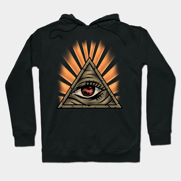 EYE OF HORUS Hoodie by Tee Trends